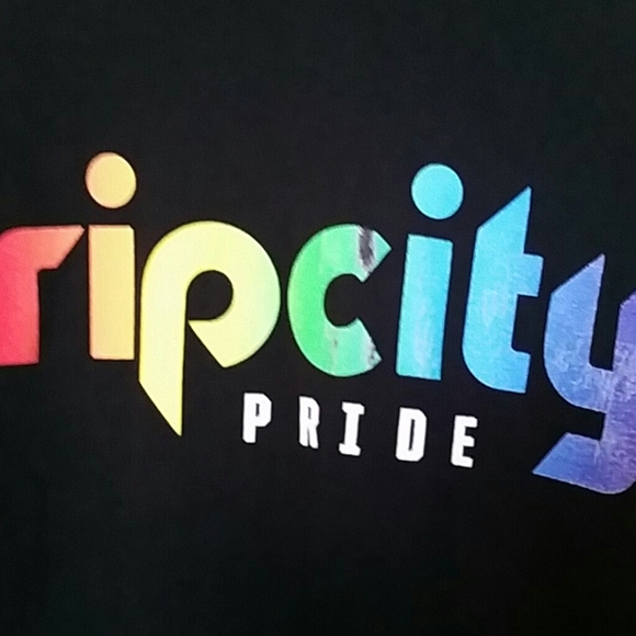 Port &company Rip city pride black tee shirt sz L - Picture 2 of 3